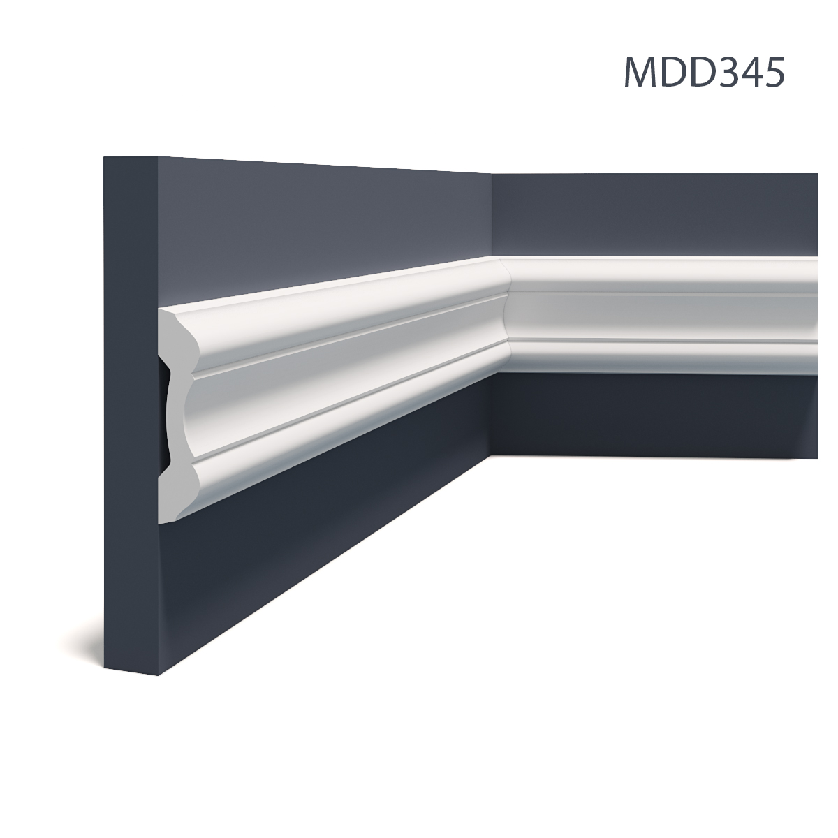 Brau decorativ flexibil MDD345F, 235 X 10.2 X 2.4 cm, Mardom Decor 10.2
